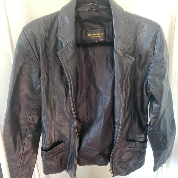 Beyond Sport Leather Jacket - Picture 1 of 5